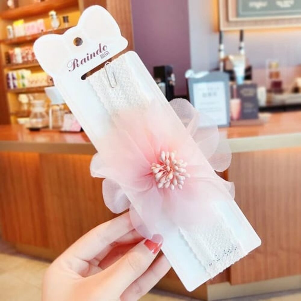 NEW - Candy mesh flower Headband - Baby Girls Accesories